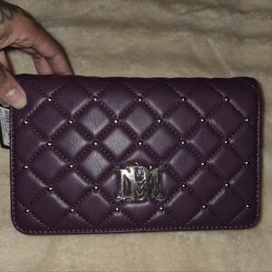 NWT Badgley Mischka Quilted Clutch Bag